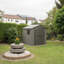7 ft. W x 7 ft. D Apex Plastic Shed