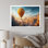 «Yellow Hot Air Ballon», art mural sur toile