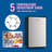 WANAI 3.2 Cubic Feet Mini Fridge Small Refrigerator for Dorm College Office-98077652