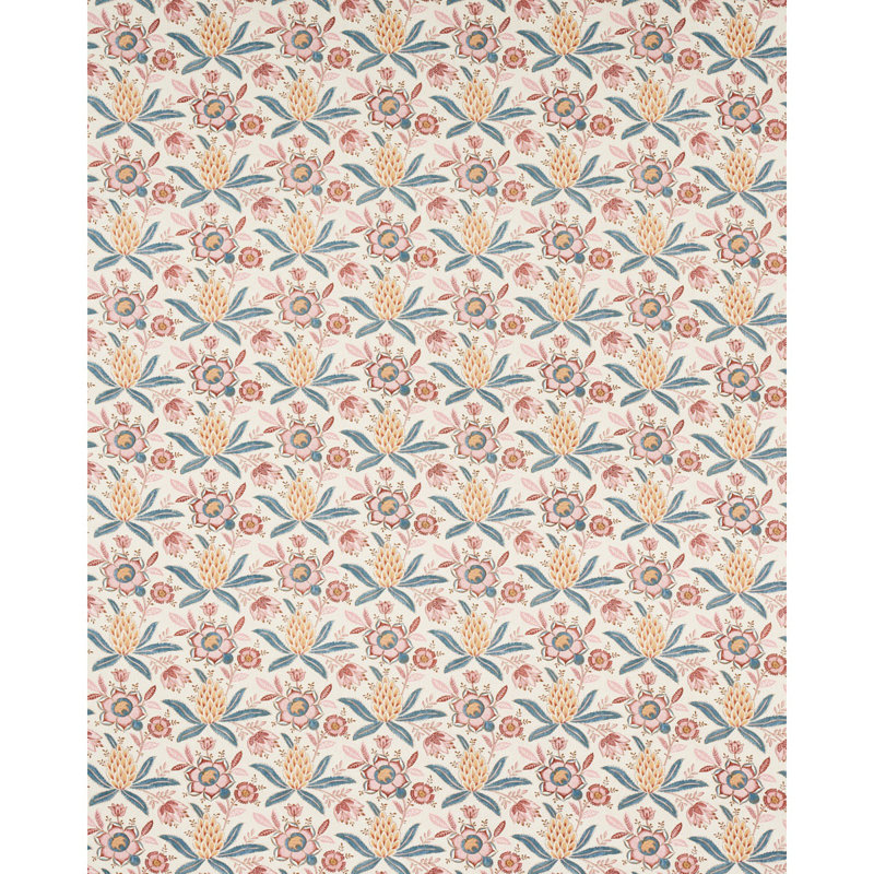 Lafayette Botanical Fabric, Rosso Antico