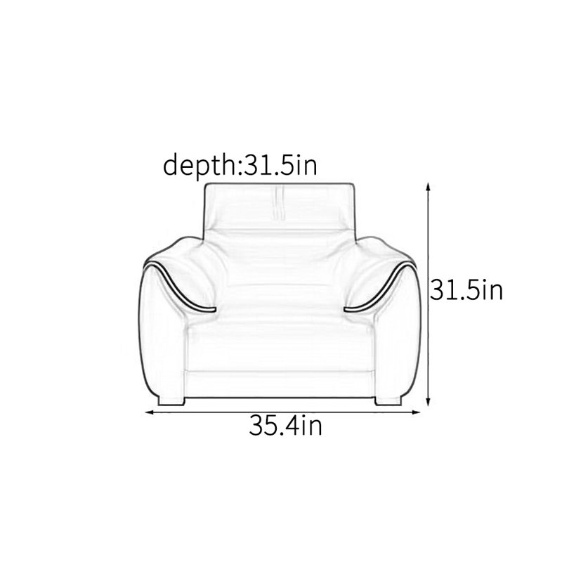 Chaise d'appoint moderne et simple