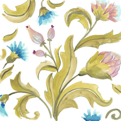 " Abbey Floral Tiles IX "