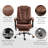 Barkett Upholstered Executive Chair with Massage Feature-1259936897