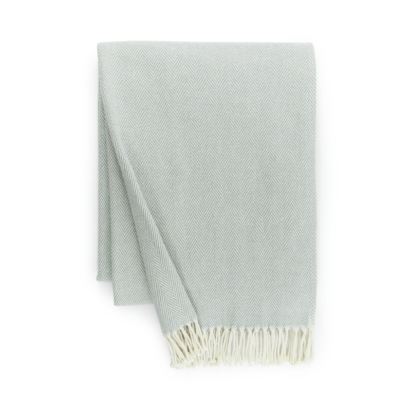 Celine Throw Blanket, Slate Blue