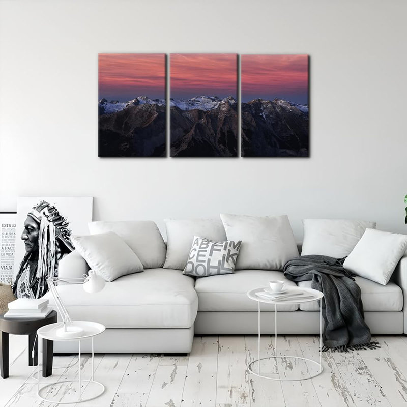 3 Piece Wrapped Canvas Wall Art