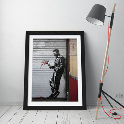 Banksy Jilted Lover - Single Picture Frame Painting on Canvas