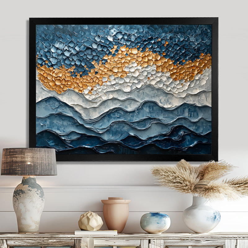 Wirth - Coastal Canvas Art Print, Reproduction encadrée d'une seule photo, H 30 po x l 40 po, Noir