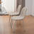 Kavi Minimalist Dining Chairs Faux Leather Upholstered Seating With Cushioned Backrest & Sturdy Metal Legs, Ideal For Home, Kitchen, Dining Room, Bedroom-1461873664