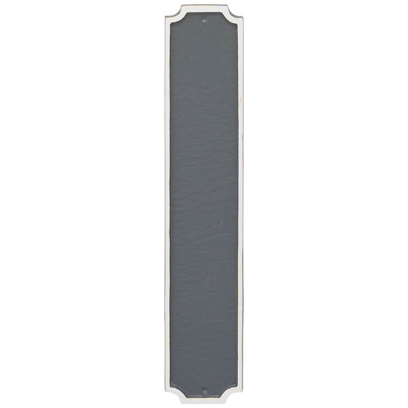 Plaque d'adresse colonne Princeton, Oui, Gris / blanc
