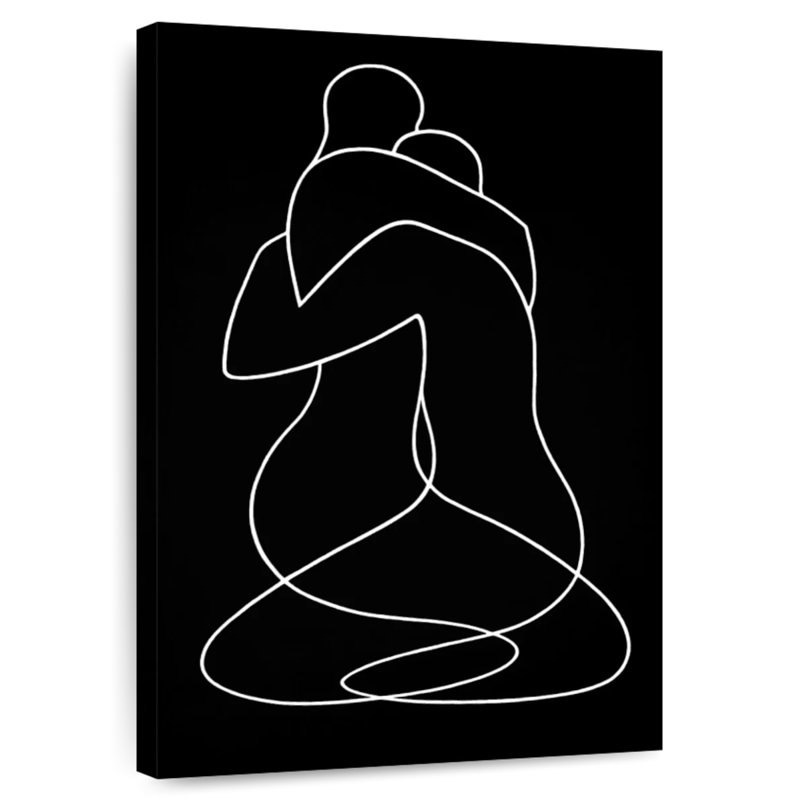 Leisha Minimalist Embrace, 39" H x 26" W