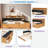 Comfortable Daybed With Trundle, Storage Shelves, Bench, Charging Station And Upholstered Headboard-1053287023