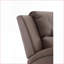 Fauteuils inclinables, fauteuil inclinable manuel moderne, largeur compacte de 32,68 po | Noyer brun | Similicuir
