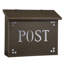 Boîte aux lettres murale en laiton 16,5 po x 13,3 po Pasadena-12506255-12506258
