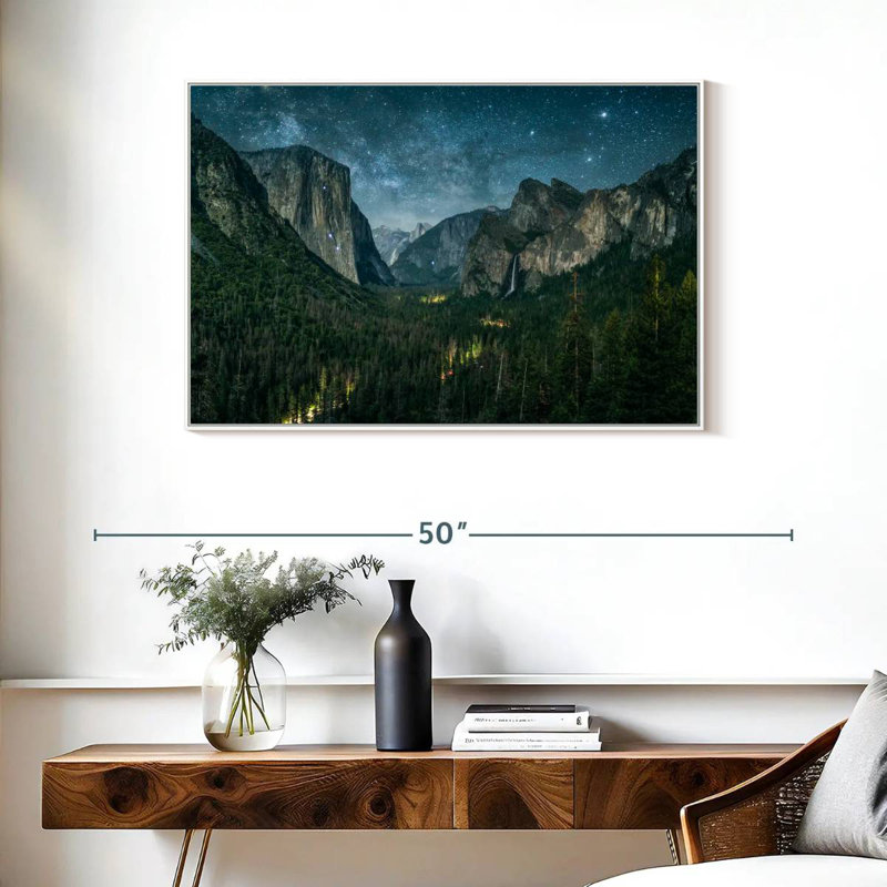 Yosemite, Cadre flottant blanc, 37 po x 25 po