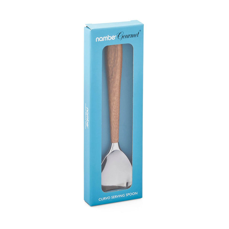 Nambe Curvo Serving Spoon