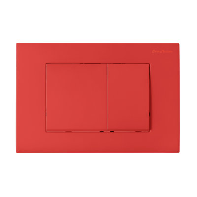 Plaque de commande murale à double chasse avec boutons poussoirs carrés Swiss Madison