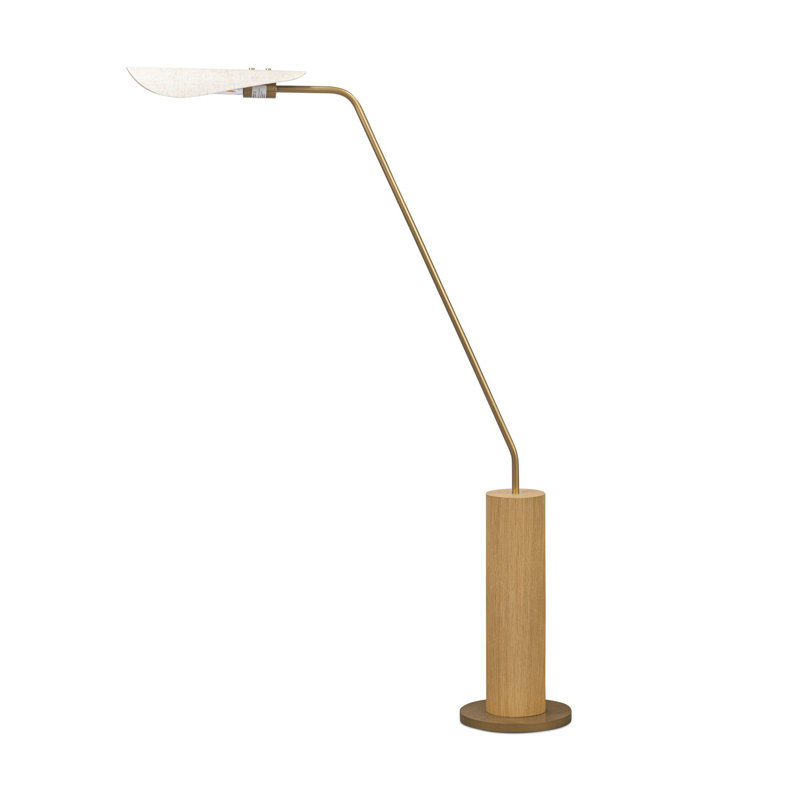 Astrid Floor Lamp, Flax Linen