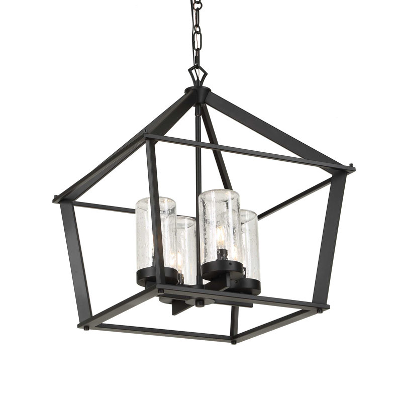  Luminaire suspendu intérieur / extérieur 4 lumières Evanston
