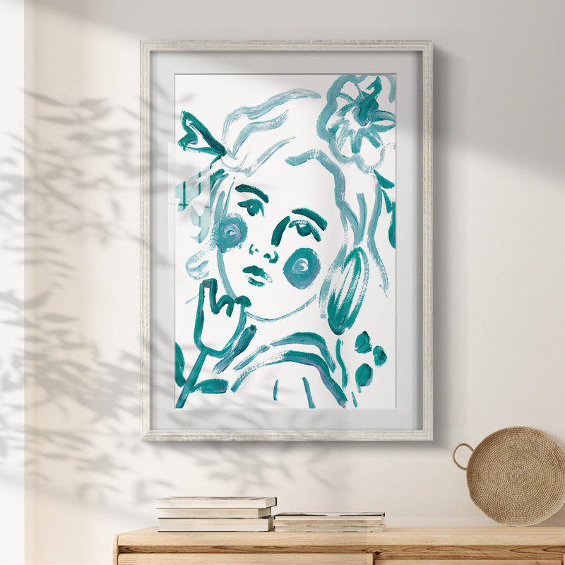 Rehearsal I -Galery, toile tendue, H 28,5 po x l 20,5 po, Blanc