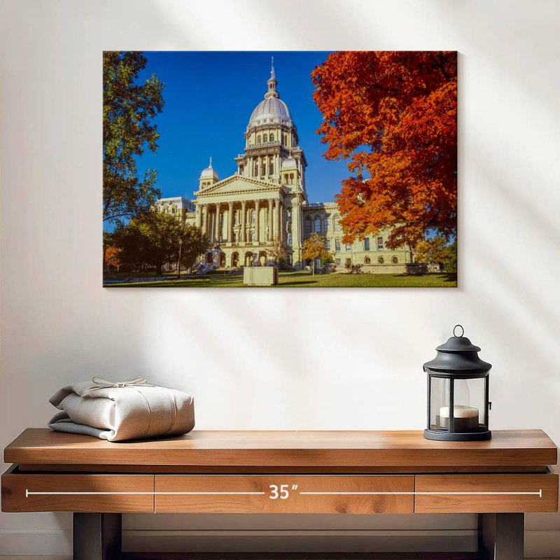 Illinois Capitol Autumn