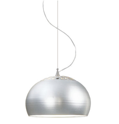 Fontenoy 1 - Light Aluminium Dome Pendant