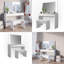 Skeggi Dressing Table with Mirror