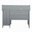 Bureau gris classique avec espace de rangement
