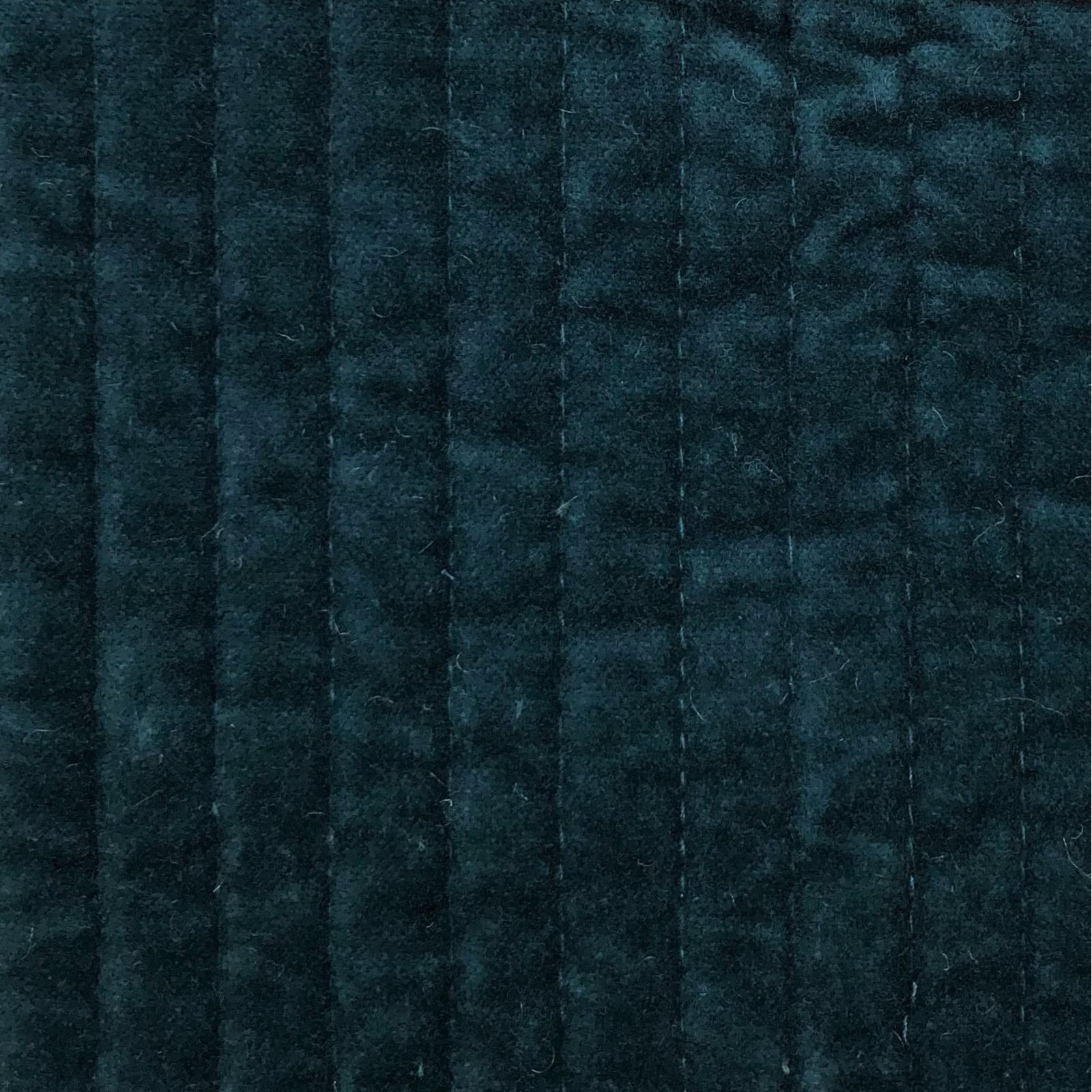 Kobie Cotton Velvet Quilt Set, King Quilt, Deep Blue