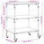 Gediz Metal Bar Cart-768932910