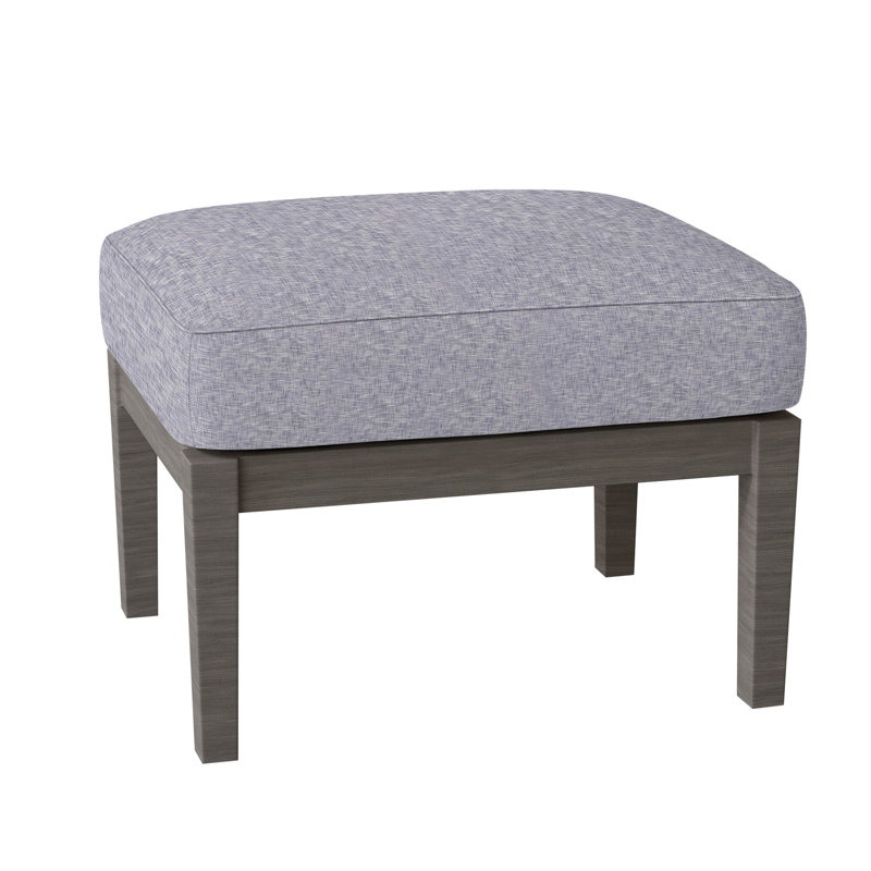 Repose-pieds en treillis en aluminium - Gris ardoise, Welt, Perle Bali