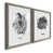 Cadre en papier gris