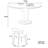 Matte Rock Plate Round Dining Table-102327614