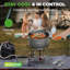 Ensemble de batterie de cuisine pour le camping Nutrichef - Pots, casseroles, ustensiles, bols, couverts et outils de nettoyage antiadhésifs légers avec sac en filet, poignées pliables, équipement de cuisson extérieur compact pour la randonnée et les voyages (gris)
