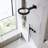 Dual-Function Rainfall And Waterfall Shower System With Handheld Shower, Dual-Handwheel Temperature And Diverter Controls-125123930