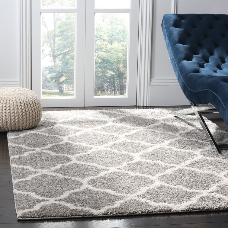 Helsel Shag Performance Geometric Rug