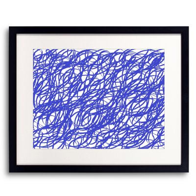 Thing Of Blue Print by Drew Gaffney