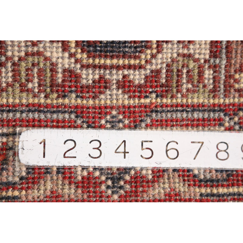 Tapis décoratif géométrique traditionnel indien 2x3