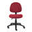 Jea Swivel Posture Chair, Contoured Seat And Back, Black Tweed, Wheels-117561172
