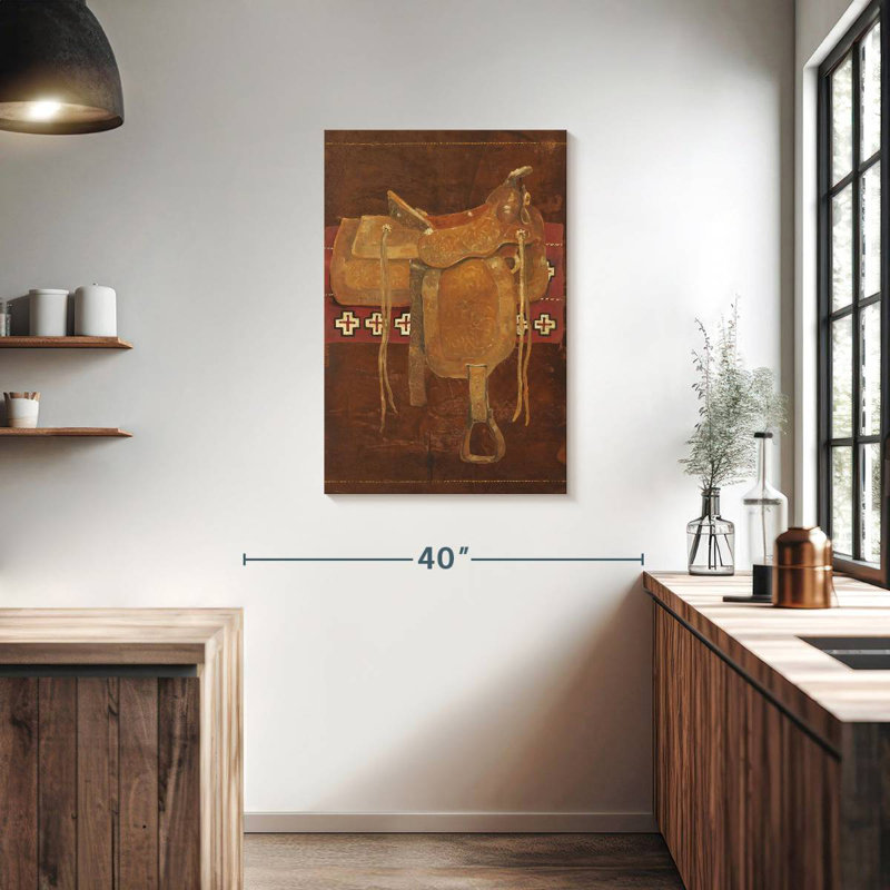 Western Saddle II, 36" H x 24" W