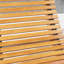 Chaise berçante d'extérieur en bois massif Asharie