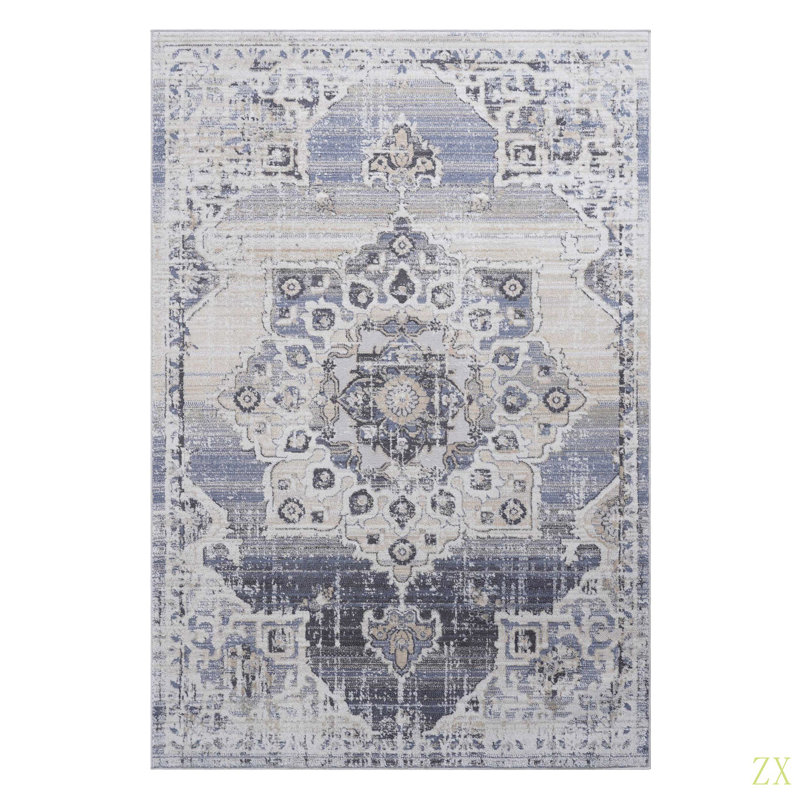 Collection 5X7 / /Medallion Non-Shedding Living Room Bedroom Dining Home Office Stylish And Stain Resistant Area Rug
