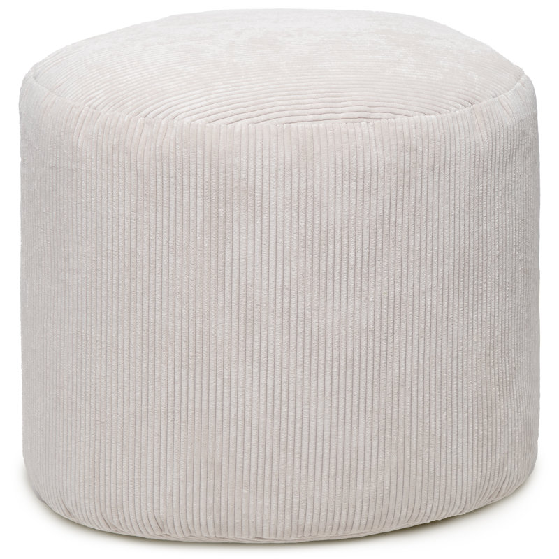 Dotcom Inga Bean Bag Pouf, Natural
