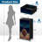 4 Drawer Dresser for Bedroom, Narrow Chest of Drawers, Wooden Top and Study Iron Frame 18"x37.5"-(WxH)