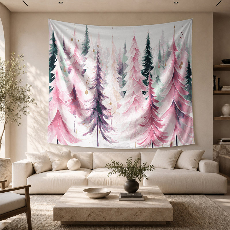 Tapisserie murale Christmas Christmas, 68 po x 80 po