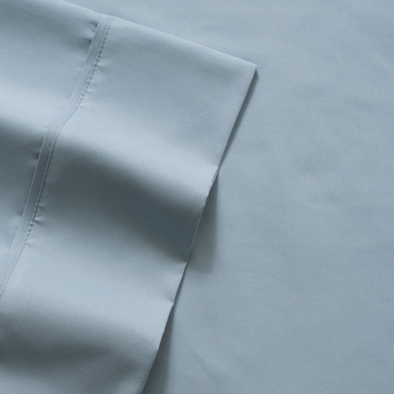 Luxurious Soft Microfiber Sheet Set with Bonus Pillowcases, Mist, Queen Sheet Set with 4 Pillowcases
