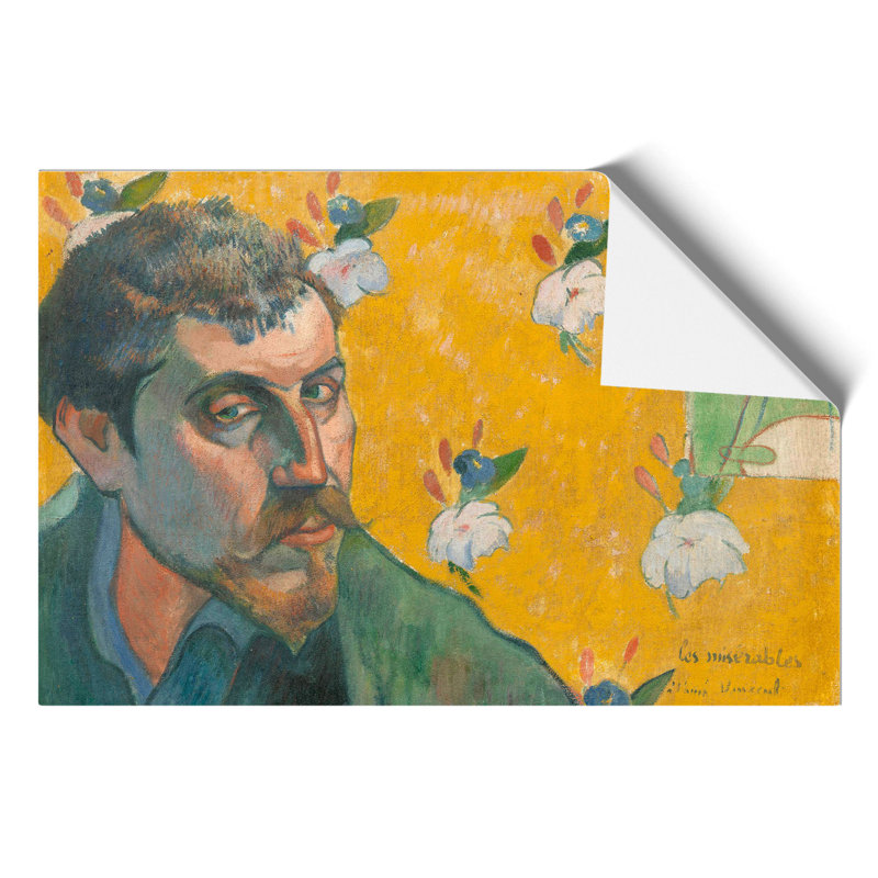 Self-Portrait Vol.4 by Paul Gauguin - Unframed Painting, 42cm H x 59cm W x 0.1cm D