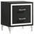 Malcolm Black 2-Drawer Nightstand Bedside Table