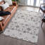 Premium Machine Washable Gurubaksh AMF1155 Floral Rug-1961974620