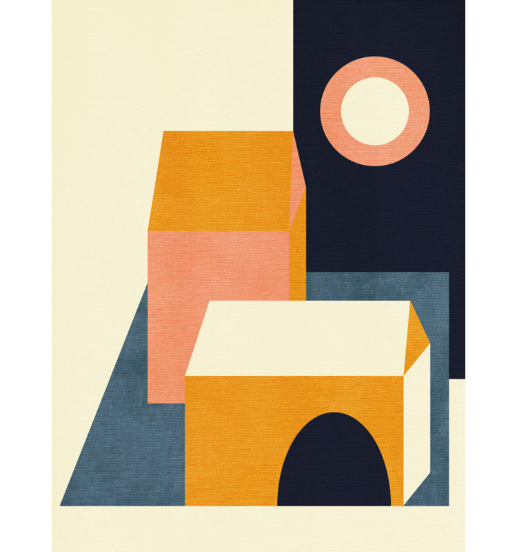 Rainbow Plus Shapes, 60.96 cm H x 91.44 cm W