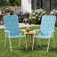 Chaise de patio pliante, ensemble de chaises pliantes, ensemble de 2 chaises de camping d'extérieur, chaises de jardin portatives